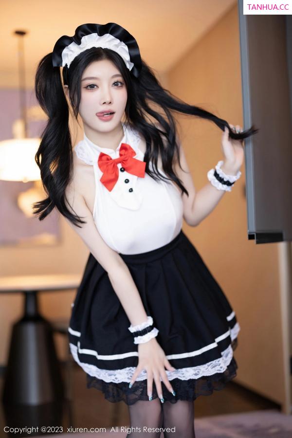 杨晨晨 sugar小甜心CC [XiuRen]高清写真图 2023.10.31 No.7590 杨晨晨Yome 黑丝美臀第5张图片